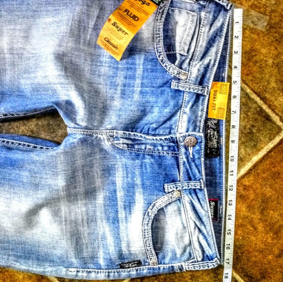 Silver Jeans Size 33X22.5 High Rise Capri NWT - Picture 6 of 8